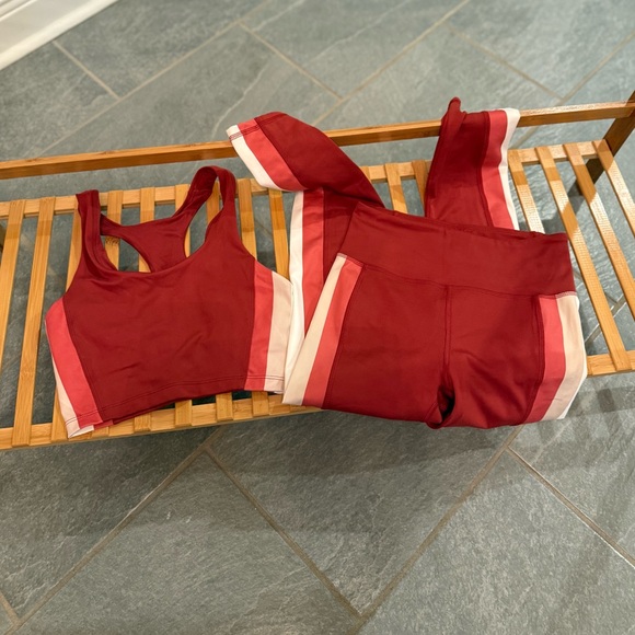 Balance Collection Pants - SET: Balance Collection Red Activewear, Size S